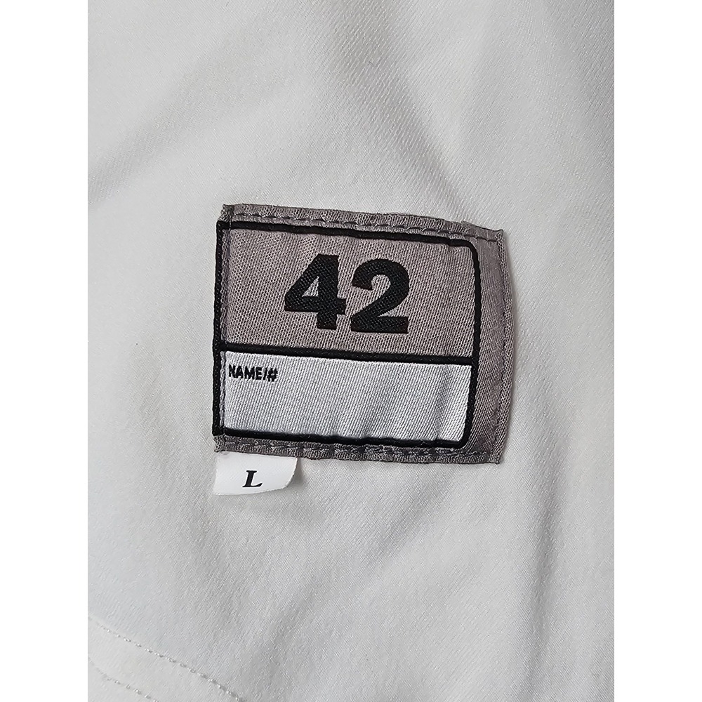 Clemson Tigers Football Jersey Mens 42 L White Game Worn Team Issued Nike #48 - Picture 4 of 9
